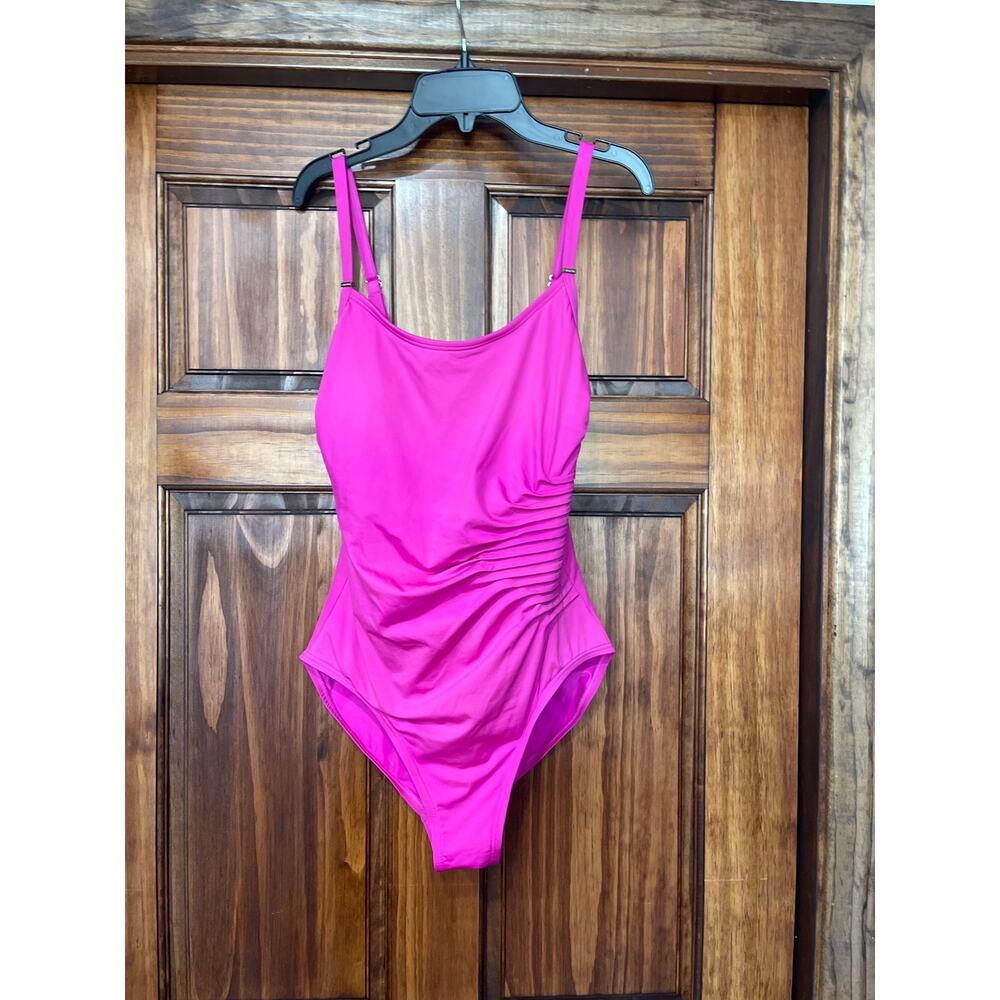 Calvin Klein hot pink one piece swimsuit size 8